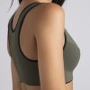 Brassière Contention - Kaki - Coton Bio