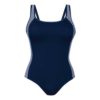 Maillot de Bain Krabi 1P Marine Blanc