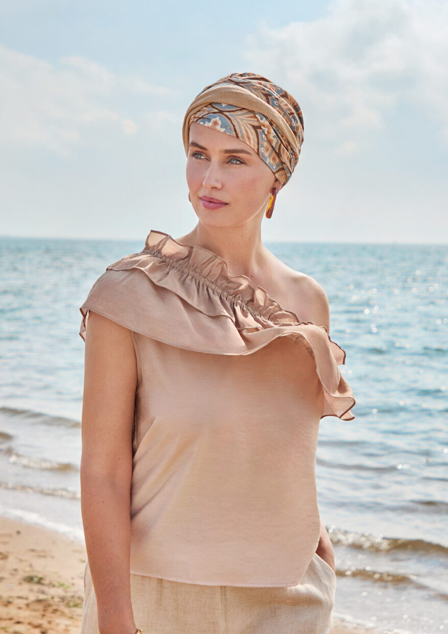 Bonnet easy bambou Lin Algave